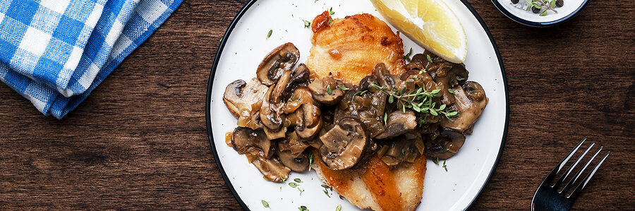 chicken & mushrooms