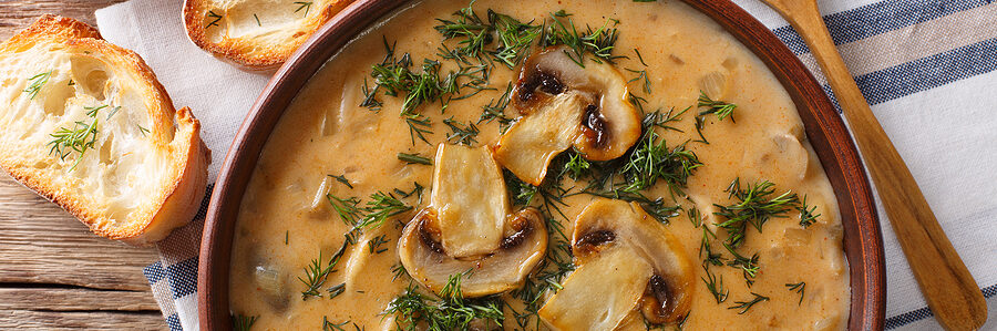 Heart Healthy Hungarian Mushroom Soup