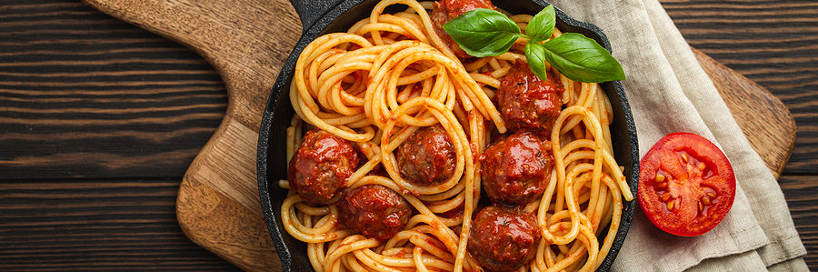 DASH Diet Spaghetti and Meatballs