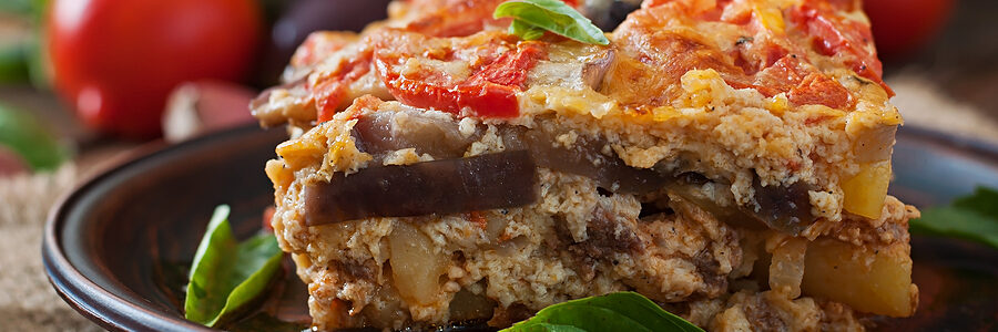 Heart healthy greek moussaka
