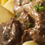 heart healthy beef stroganoff