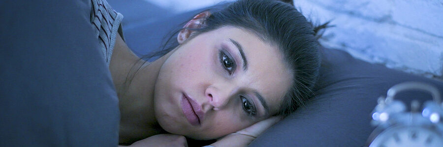 woman with insomnia