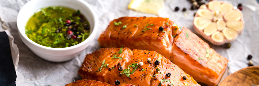 grilled heart healthy salmon