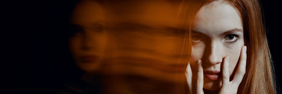 Young women suffering from PTSD