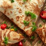 Heart healthy DASH diet Quesadilla