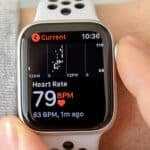 Man checking his heart rate