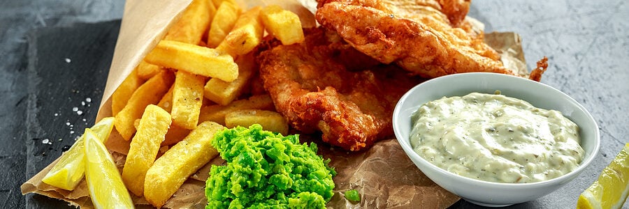British Traditional Fish and chips